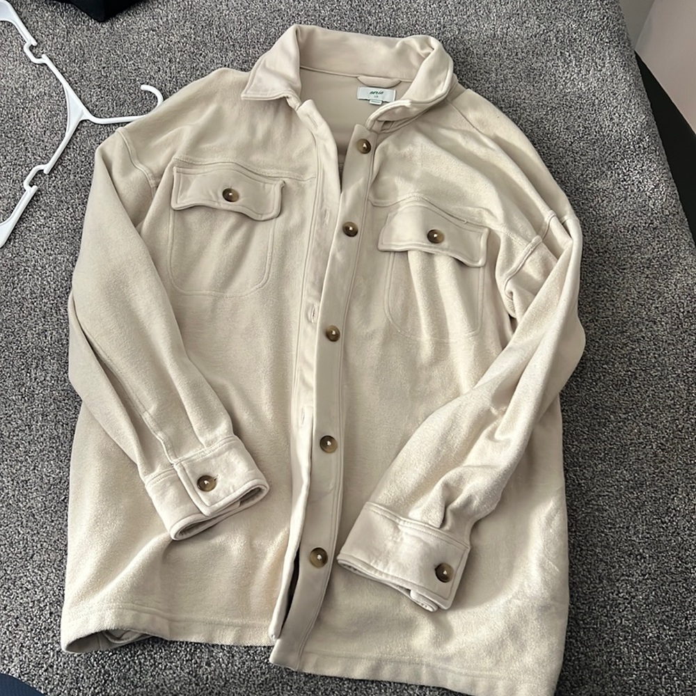 Aerie Cream Shacket